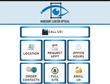 Tablet Screenshot of harcourtcarteroptical.com